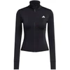 Moterų džemperis su užtrauktuku adidas Optime Essentials, juodas, JM9185