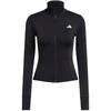 Moterų džemperis su užtrauktuku adidas Optime Essentials, juodas, JM9185