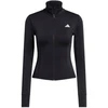 Moterų džemperis su užtrauktuku adidas Optime Essentials, juodas, JM9185