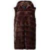 Moterų flisinis džemperis Geographical Norway Uphemere, tamsiai rudas, WZ6797F/GN-Dark ruda