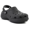 Moterų klumpės CROCS CLASSIC PLATFORM GLITTER CLOG W, juodos, 207241-001