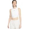 Moterų marškinėliai Nike Sportswear Chill Knit Baltas FB8279 100