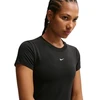 Moterų marškinėliai Nike Sportswear Chill Knit, juodi, FV5508 010