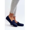 Moterų Navy Suede Moccasins Ranica