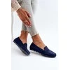 Moterų Navy Suede Moccasins Ranica