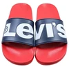 Moterų šlepetės Levi's June L, tamsiai mėlynos ir raudonos spalvos VPOL0239S-0290