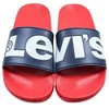 Moterų šlepetės Levi's June L, tamsiai mėlynos ir raudonos spalvos VPOL0239S-0290