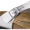 Moterų šlepetės per pirštą Birkenstock Gizeh Birko-Flor, sidabrinės, normalaus pločio (0043851)