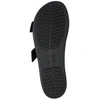 Moterų šlepetės per pirštą Crocs Brooklyn Buckle Low, juodos spalvos 211215 001