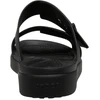Moterų šlepetės per pirštą Crocs Brooklyn Buckle Low, juodos spalvos 211215 001