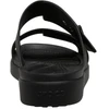 Moterų šlepetės per pirštą Crocs Brooklyn Buckle Low, juodos spalvos 211215 001