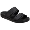 Moterų šlepetės per pirštą Crocs Brooklyn Buckle Low, juodos spalvos 211215 001