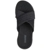 Moterų šlepetės Skechers GO WALK FLEX SANDAL IMPRESSED 141420 BKGY