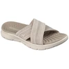 Moterų šlepetės Skechers GO WALK FLEX SANDAL IMPRESSED 141420 DKTP