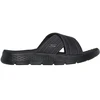 Moterų šlepetės Skechers GO WALK FLEX SANDAL IMPRESSED 141420 BKGY