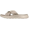 Moterų šlepetės Skechers GO WALK FLEX SANDAL IMPRESSED 141420 DKTP