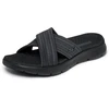 Moterų šlepetės Skechers GO WALK FLEX SANDAL IMPRESSED 141420 BKGY