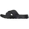 Moterų šlepetės Skechers GO WALK FLEX SANDAL IMPRESSED 141420 BKGY