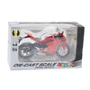 Lean Toys SPORTINIS MOTOCIKLAS IŠ METALO – RAUDONAS 1:12