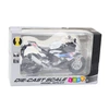 Lean Toys SPORTINIS MOTOCIKLAS METALINIS BALTYAS S1000 1:12