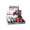 Lean Toys Policijos motociklas 1:10 su šviesomis ir garsais
