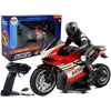 Lean Cars Nuotoliniu būdu valdomas sportinis motociklas 2.4G, raudonas