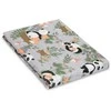 Rankšluostis Muslino vystyklas Sensillo 120x120, Panda ir Lapė, 1vnt