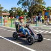 Mynamas motokartas HECHT 59793 Juodas, pripučiami ratai