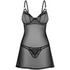 Naktinukai juodi Euridia Chemise – švelnus pasirinkimas