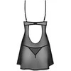 Naktinukai juodi Euridia Chemise – švelnus pasirinkimas