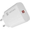 Natec Ribera 18W USB-A, baltas
