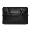 Gold Genuine leather woman s laptop bag FL25 juodas with snake pattern