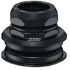 NECO 1 1/8'' h128 juodas pusiau integruotas vairalazdės/vairo kolonėlės komplektas