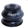 NECO 1 1/8'' h148 juoda pusiau integruota vairo kolonėlė