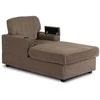 NEO smėlio spalvos apmušta moderni sofa-lovos fotelis