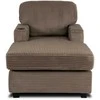 NEO smėlio spalvos apmušta moderni sofa-lovos fotelis