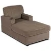 NEO smėlio spalvos apmušta moderni sofa-lovos fotelis