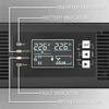 Nepertraukiamo maitinimo šaltinis (UPS) RACK 2.4kVA, 2400W, galios koeficientas 1.0, LCD ekranas, EPO, USB, On-line