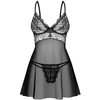 Nėriniuotas babydoll komplektas Obsessive