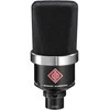 Neumann TLM 102 MT studijinis rinkinys - didelės diafragmos kondensatorinis mikrofonas su amortizuojančiu laikikliu, juodas