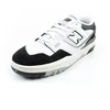 New Balance 550 jaunimo sportiniai bateliai odiniai madingi juodi balti