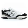 New Balance 550 jaunimo sportiniai bateliai odiniai madingi juodi balti
