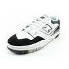 New Balance 550 jaunimo sportiniai bateliai odiniai madingi juodi balti