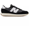 New Balance vyriški sportbačiai, zomšos odos laisvalaikio sportiniai bateliai, juodi (MS237GA)