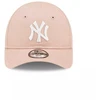 New Era 9FORTY MLB NY New York Yankees Kūdikio Essential Rožinė Vaikiška Beisbolo Kepuraitė - 60298884