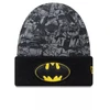 New Era Batman Jaunimo DC Juoda Megzta Kepurė su Atvartu - 60691137