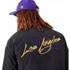 New Era NBA Los Angeles Lakers Script Bomber Jacket - 60332205