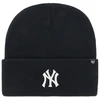 47 Brand New York Yankees vaikiška kepurė juoda B-HYMKR17ACE-BK-KIDS