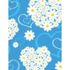 Other Brand Nexgen Skins with 3D effect for iPad 2/3/4 (Hearts and Daisies 3D)
