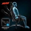 NEXON pasukama žaidimų kėdė juoda/balta
